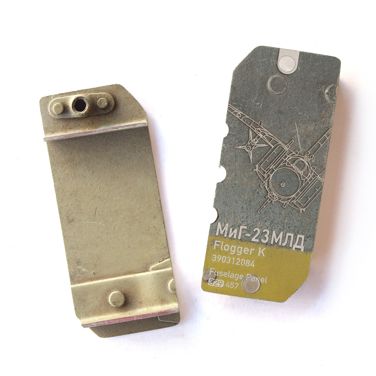 MiG-23MLD Flogger | 2-Color "GREY & YELLOW" Tags | 322-335