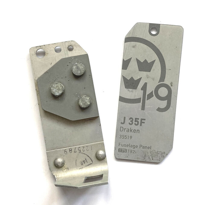 Saab J 35F Draken 35519 | 1-color  | 173-182 "BARE ALUMINUMS"