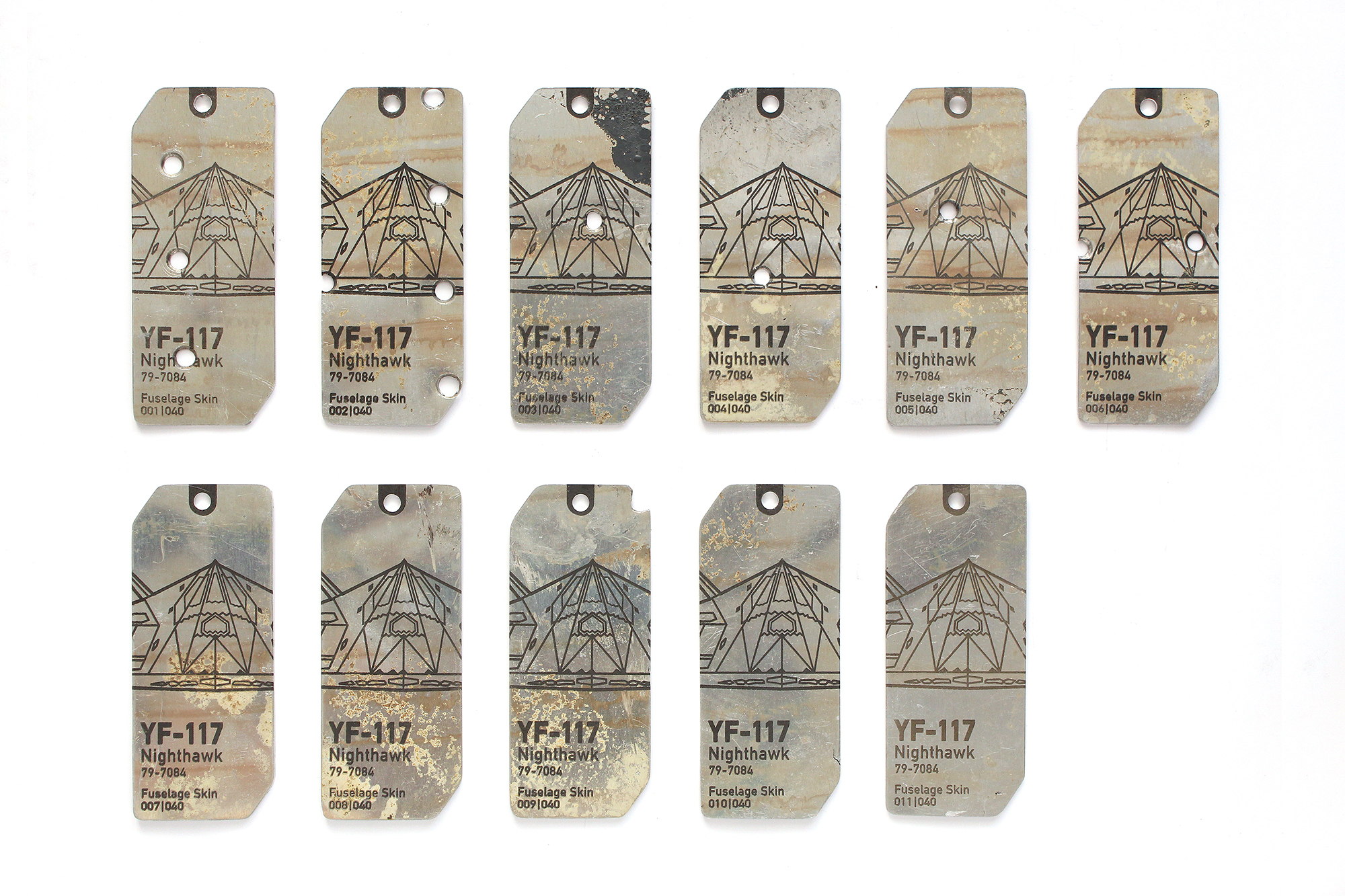 YF-117 Nighthawk | “Senior Spud” Mirror-like tags | 001-011 - Image 2