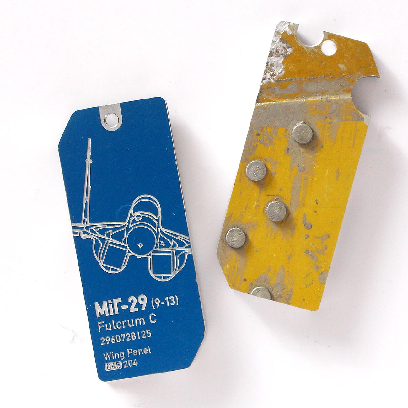 MiG-29 Fulcrum | Blue Tags with "Compartments"| 045-055