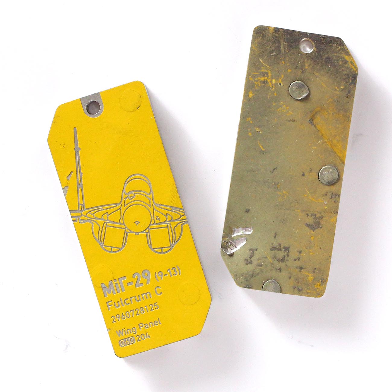MiG-29 Fulcrum | Yellow Tags with "Compartments"| 056-077