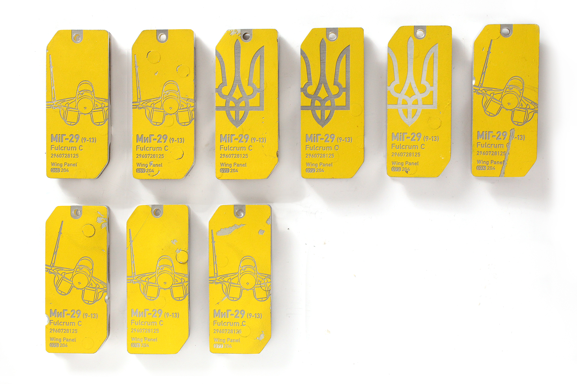 MiG-29 Fulcrum | Yellow Tags with "Compartments"| 056-077 - Image 4