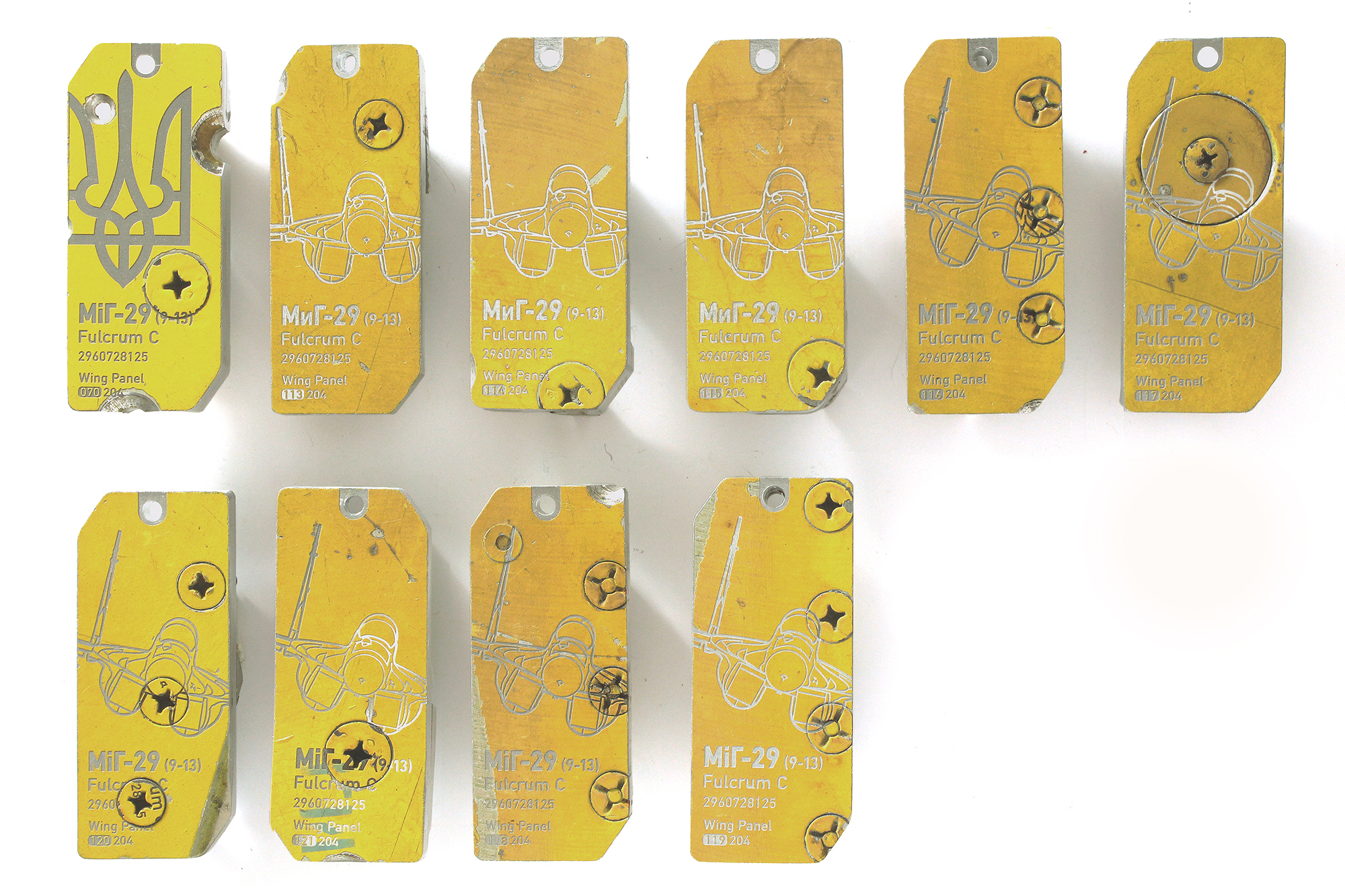 MiG-29 Fulcrum | Yellow Tags with "Heavish" Structures | 70, 113-121 - Image 2