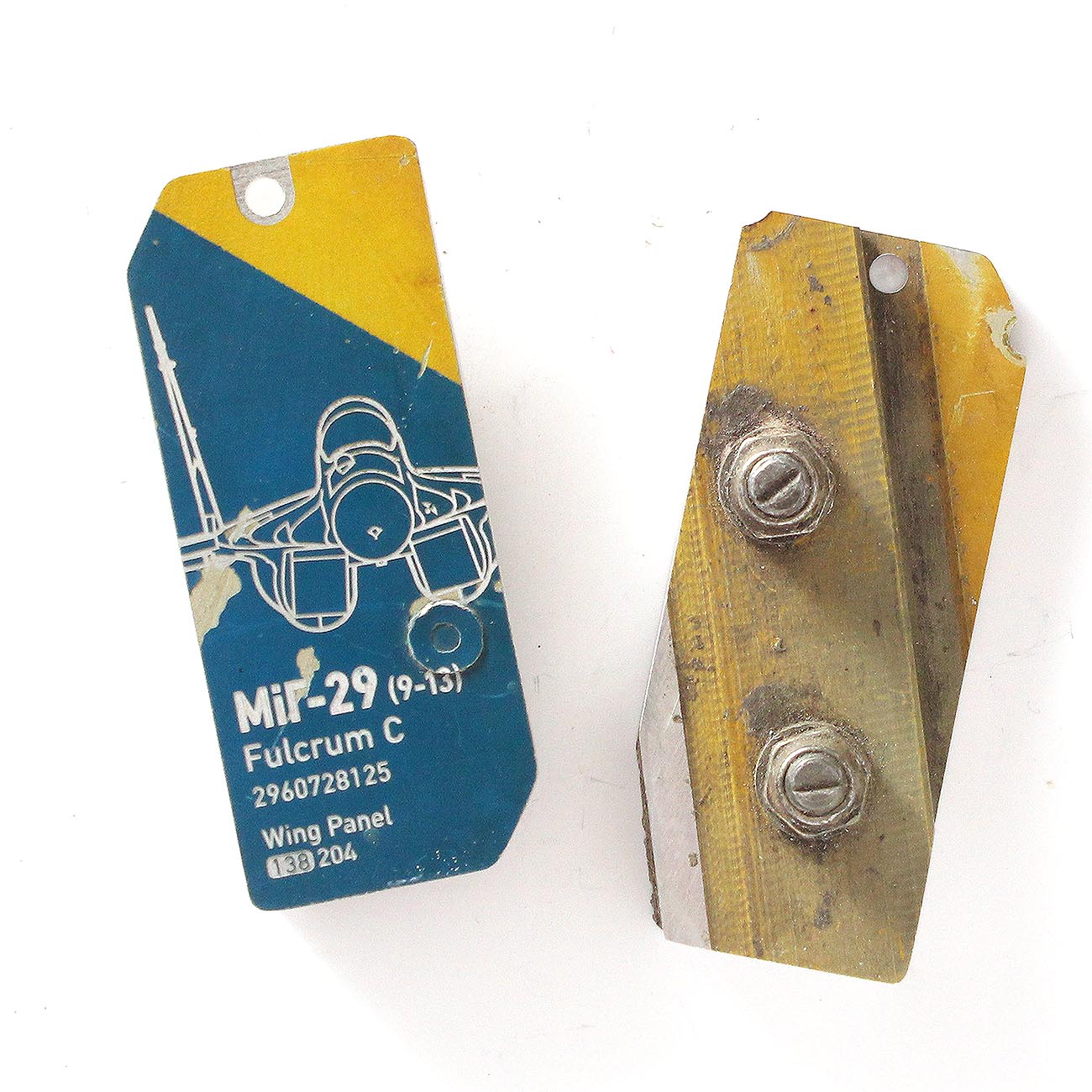 MiG-29 Fulcrum | Blue - Yellow Tags with "Structures" | 136-143