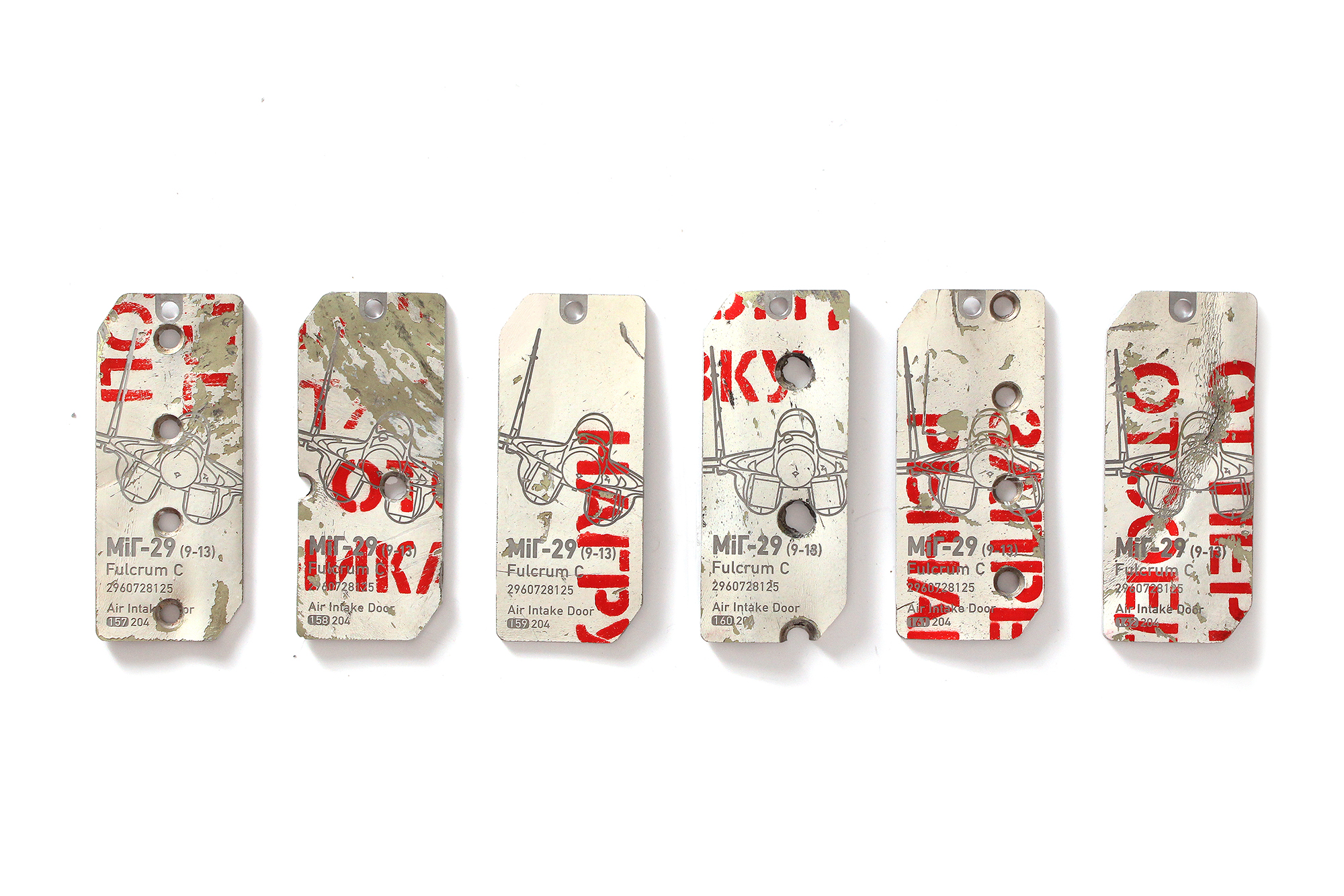 MiG-29 Fulcrum | Stenciled Tags | 157-162 - Image 2
