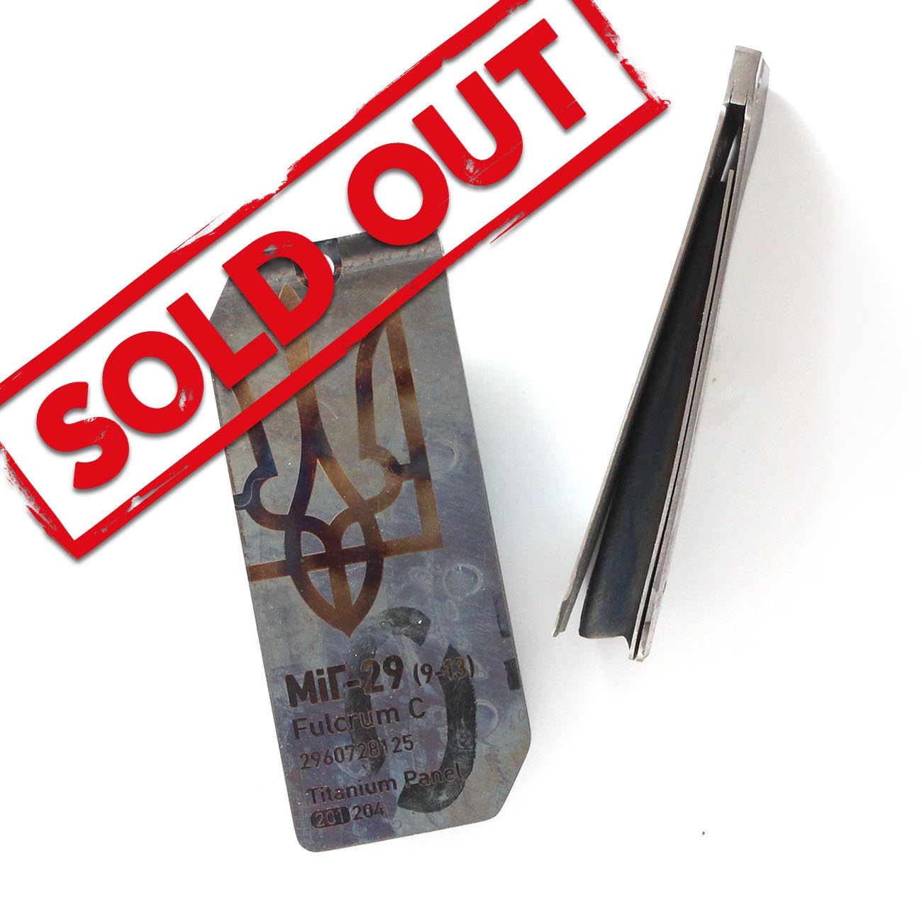 MiG-29 Fulcrum | Titanium Tags with Triangular Structures | 196-204