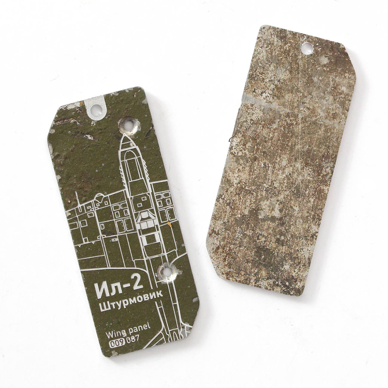 IL-2 Sturmovik | Plain green tags | 001-012