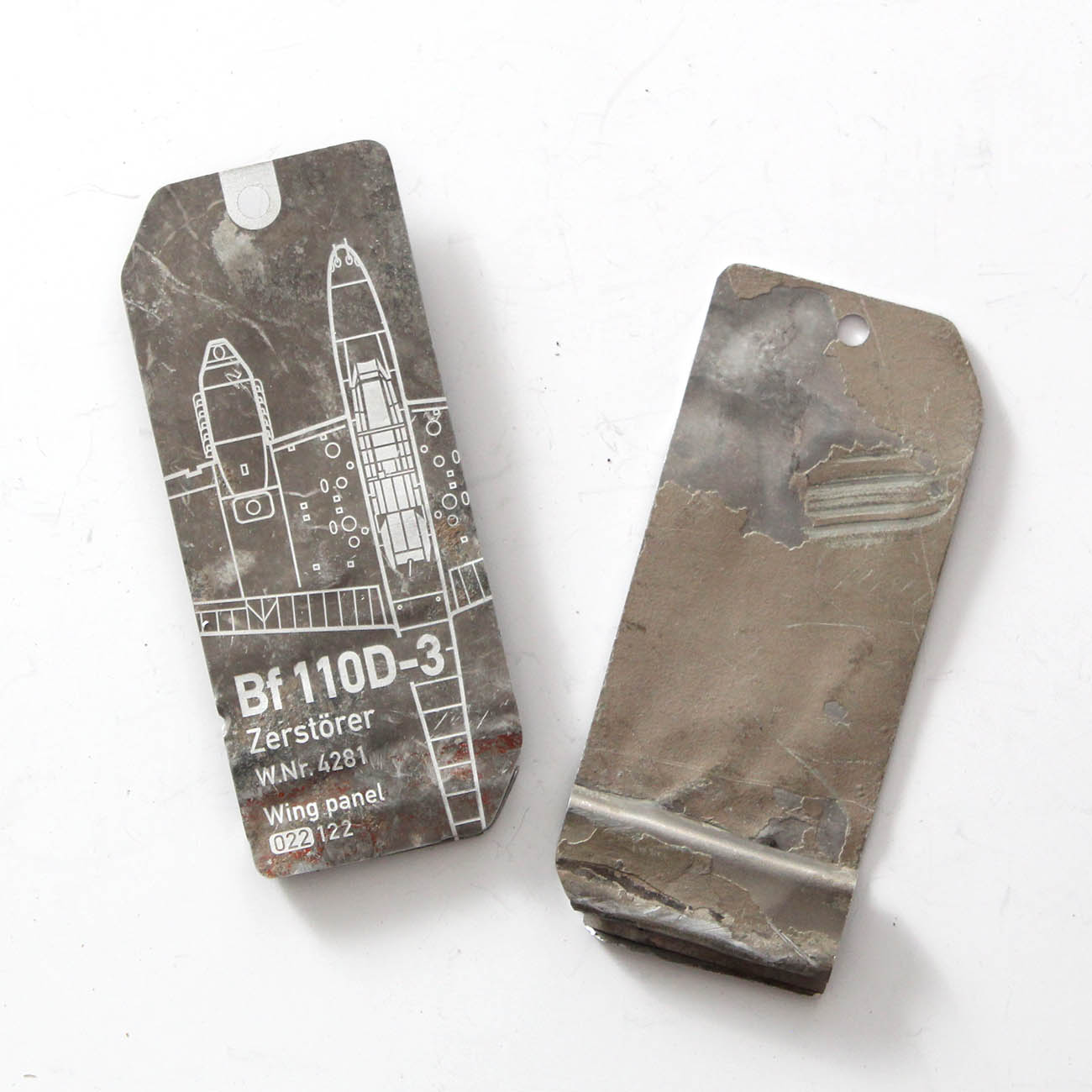 Messerschmitt Bf 110 Structured thin tags | 018-029