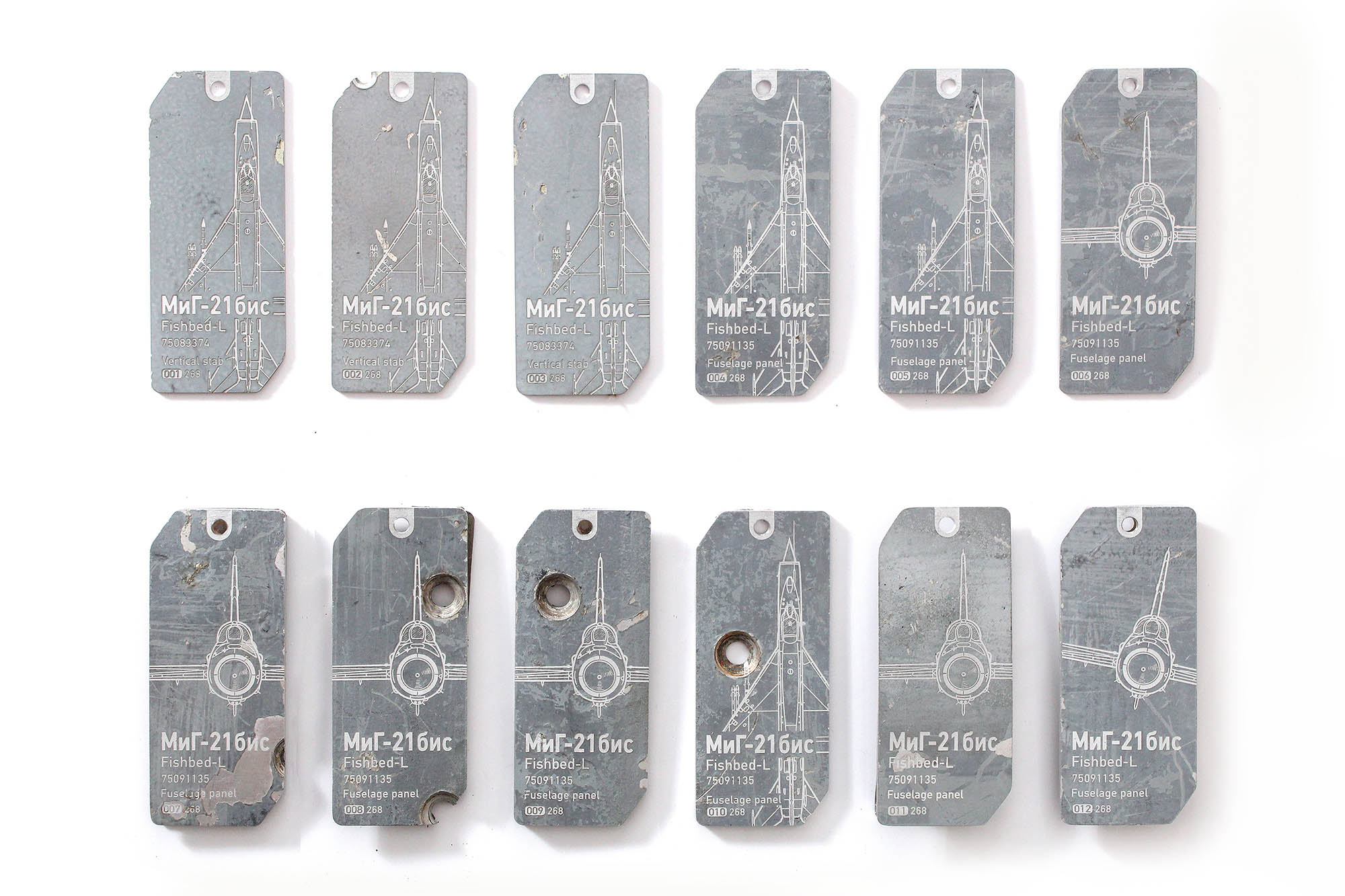 Yugoslav MiG-21 Grey tags - 1 | 001-012 - Image 2