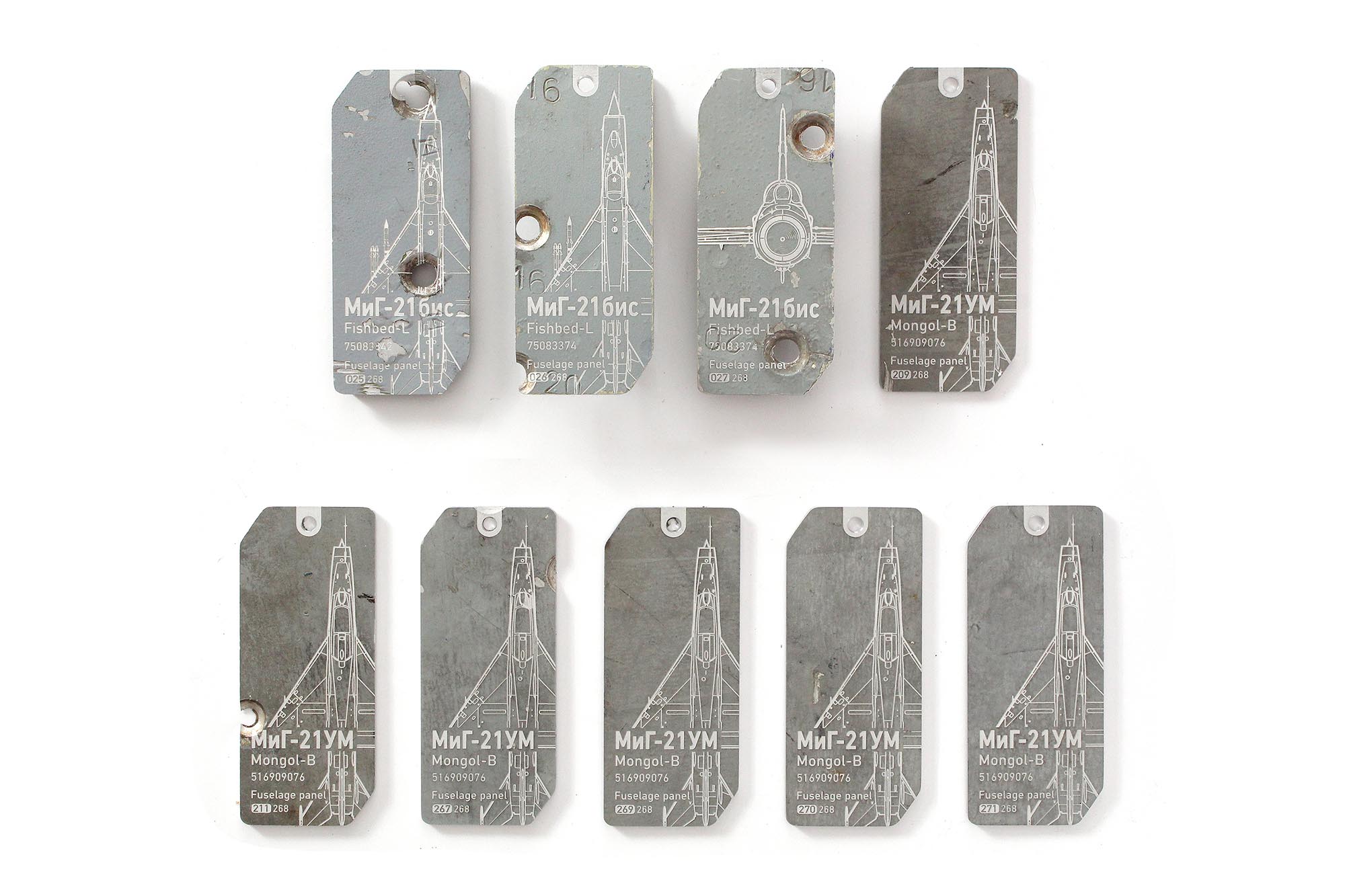 Yugoslav MiG-21 Grey tags - 3 | 025-027 / 209-271 - Image 2