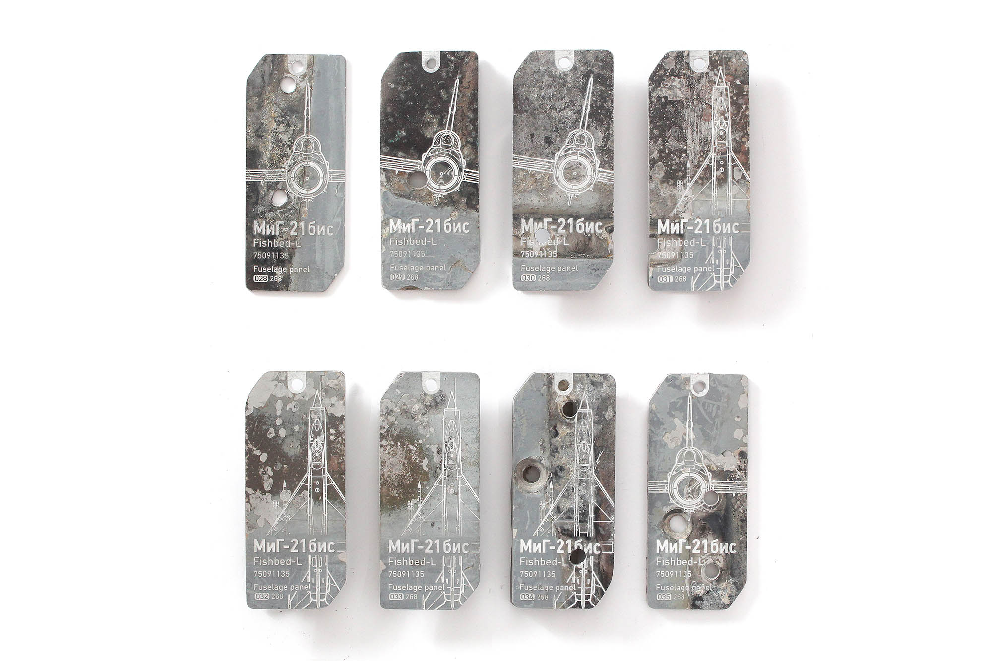 Yugoslav MiG-21 "Burnt" Grey tags | 028-035 - Image 2