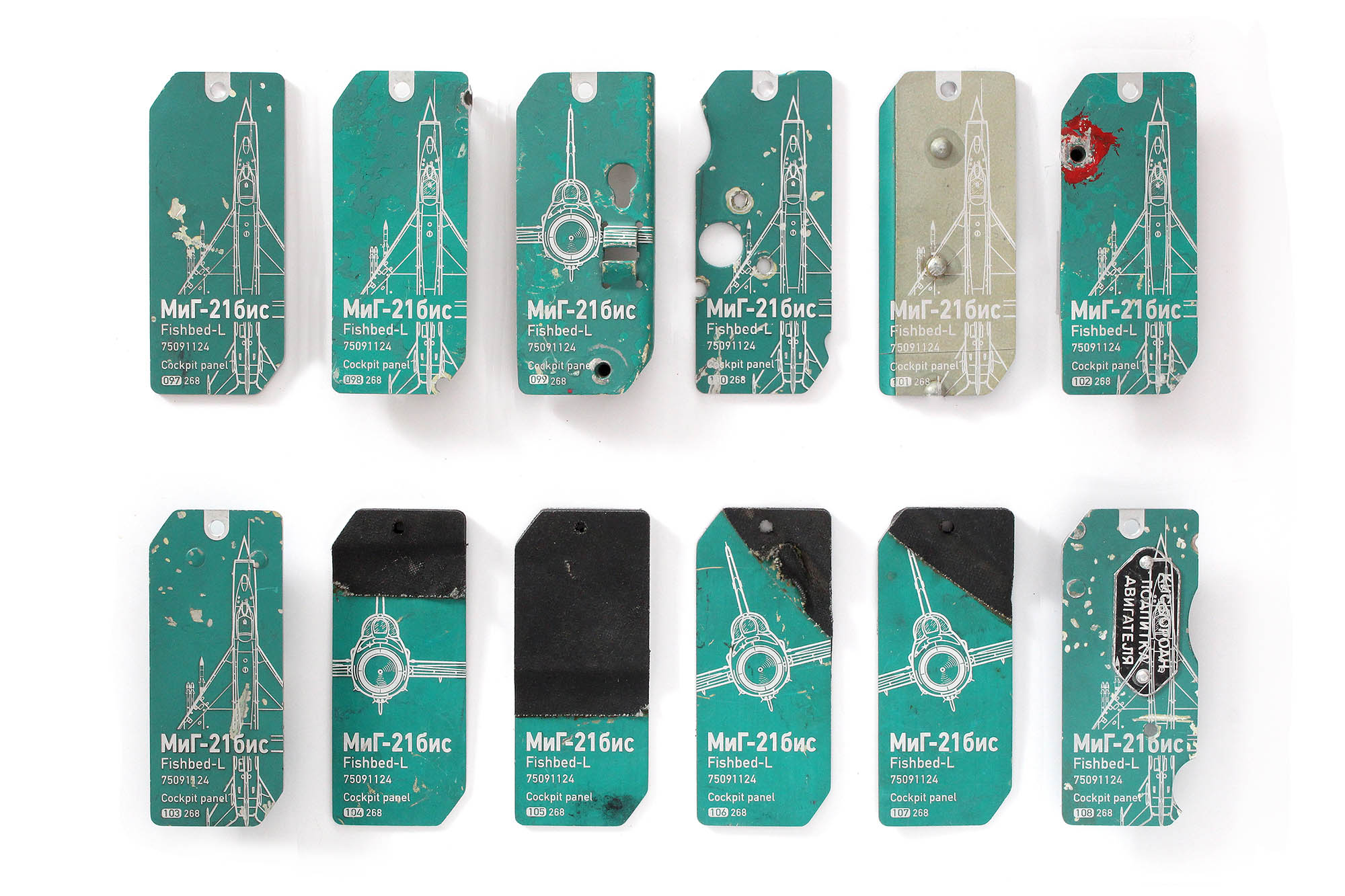 Yugoslav MiG-21 Cockpit tags - 1 | 097-108 - Image 2