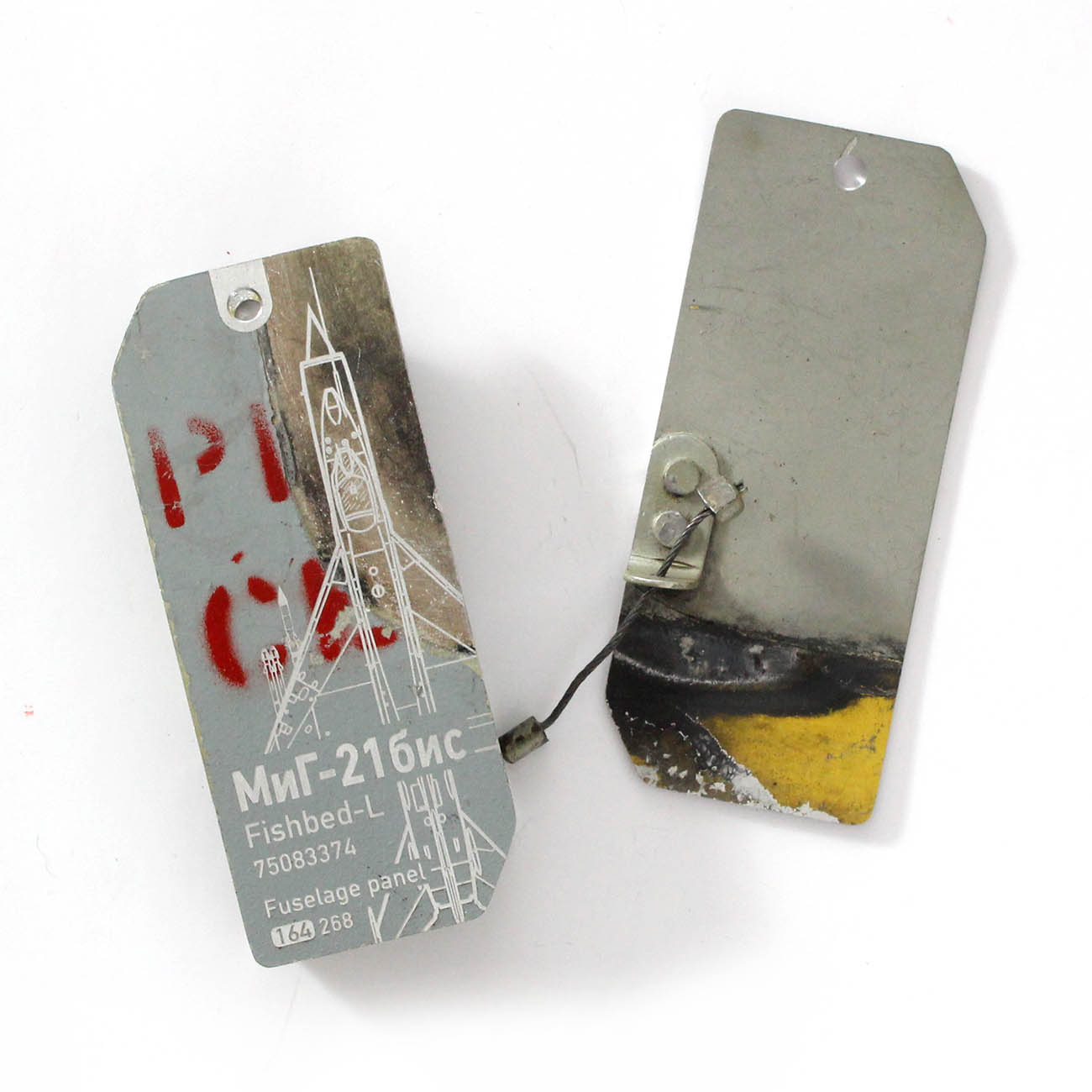 Yugoslav MiG-21 Red stenciled tags | 164-176