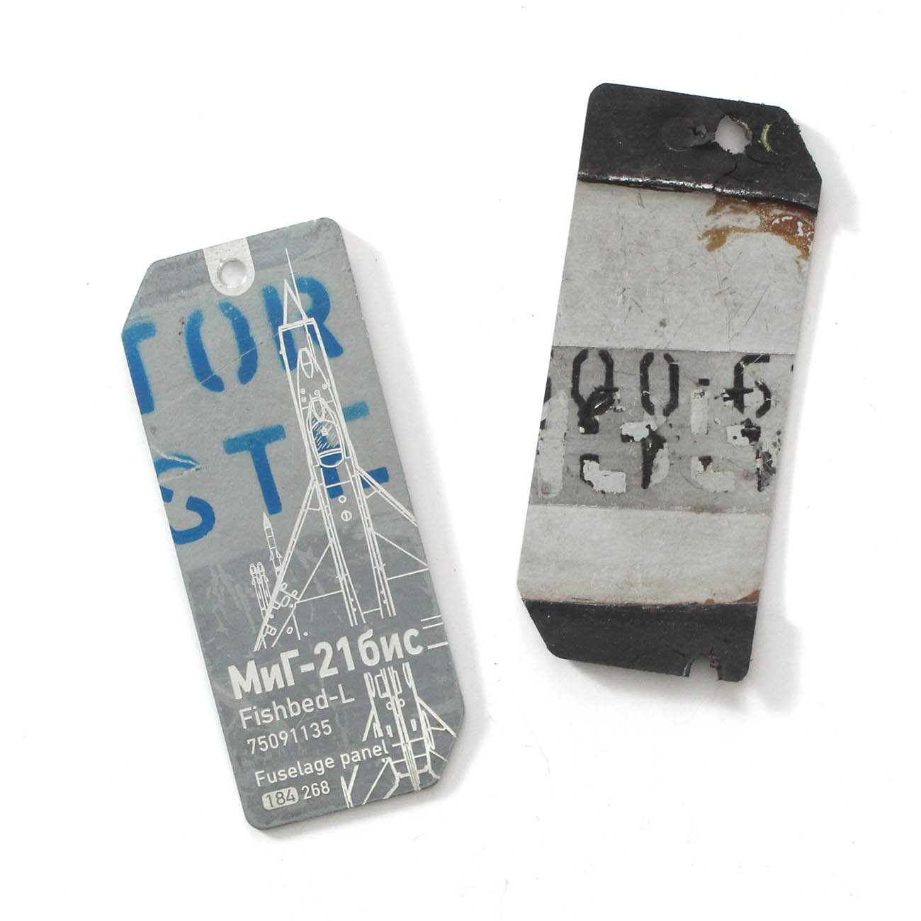 Yugoslav MiG-21 Blue stenciled tags | 177-191