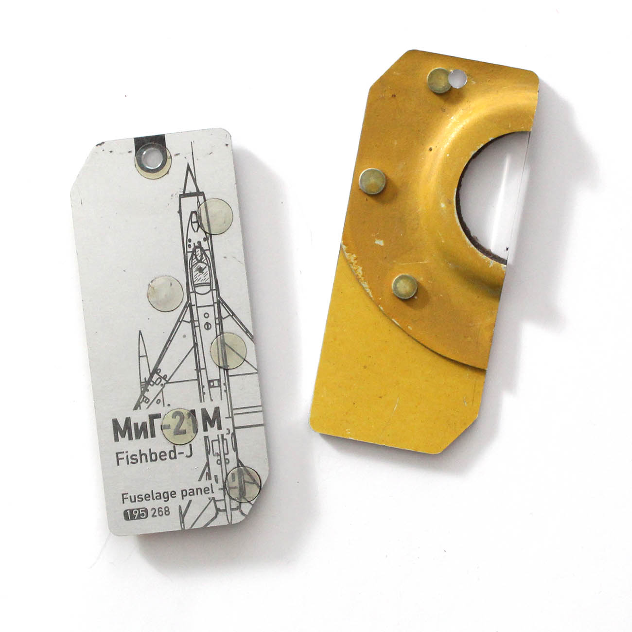 Yugoslav MiG-21 Bare aluminum tags | 195-200, 210
