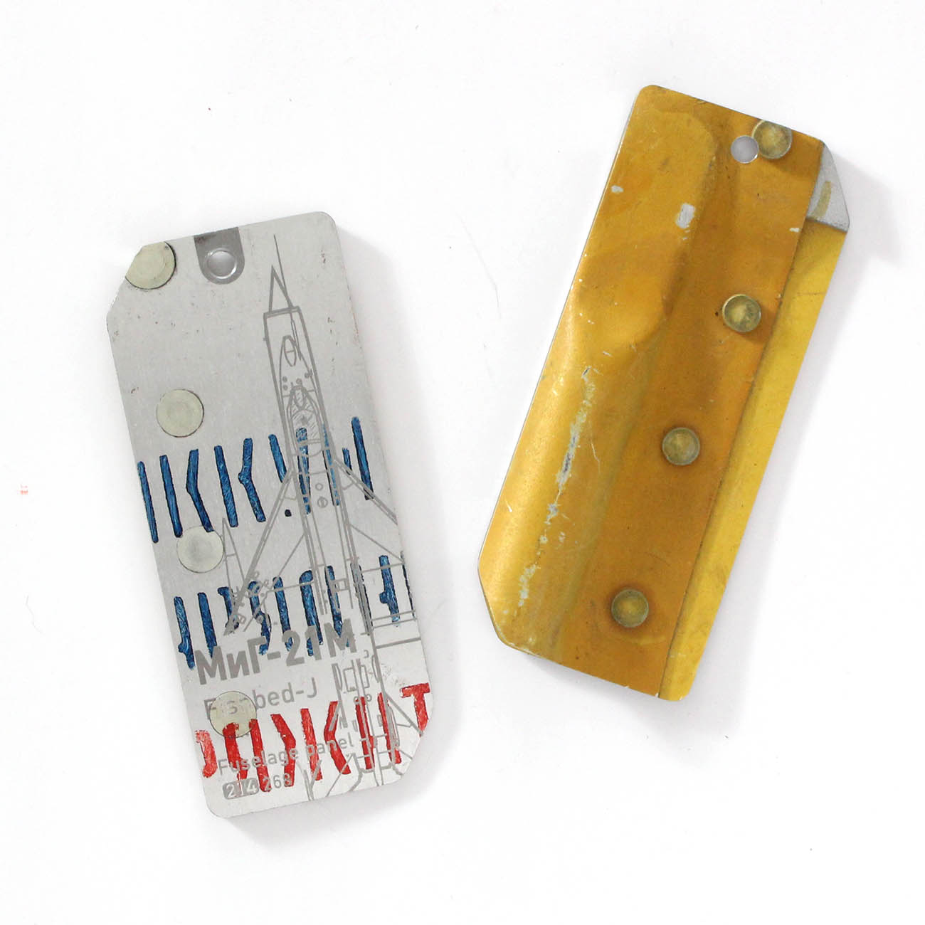 Yugoslav MiG-21 Blue-red stenciled tags | 213-217